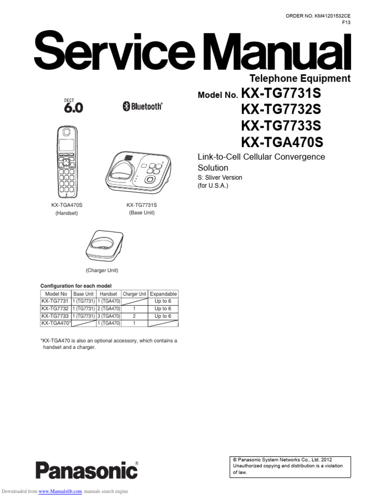 KXTG 7731 S | PDF | Soldering | Telephone