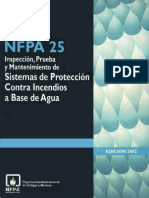 NFPA 25 Inspeccion, Prueba y Mantenimiento de Sistemas de Proteccion Contra Incendios A Base de Agua (1) - Compressed
