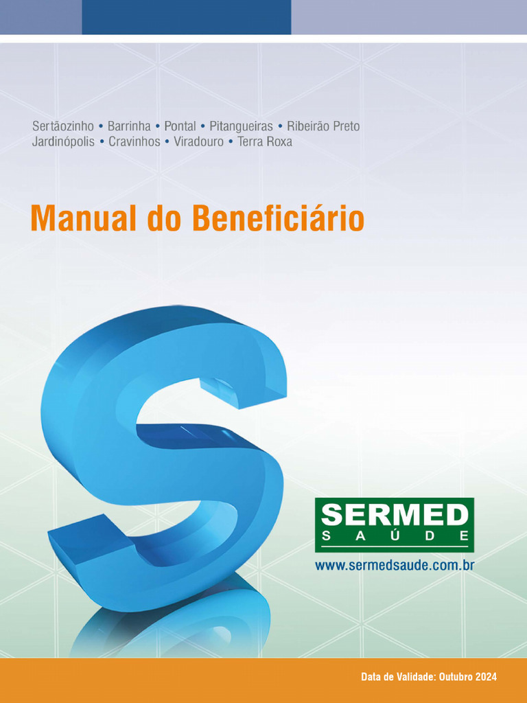 Manual do Beneficiário SERMED 2024 | PDF | Hospital | Medicina Clínica