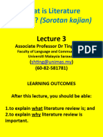 E3 - What Is Literature Review
