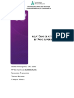 Modelo - Template - Do Relatório de Estágio - Curso de Farmácia - 2023.2