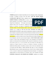 Escritura Adjudicacion en Pago Judicial Por Remate Ejemplo 2022