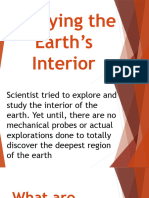 Studying The Earth's Interior