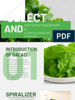 Green and White Modern Organic Food Pitch Deck Presentation