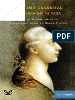 Historia de Mi Vida Tomo I - Giacomo Casanova