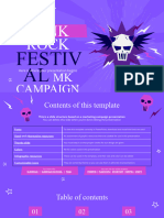 Punk Rock Festival MK Campaign by Slidesgo