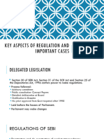 Regulatory Framework of Securities Laws