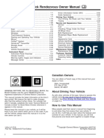 2003 Buick Rendezvous Owner Manual en CA