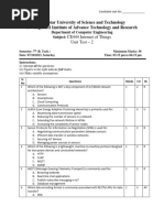 Unit Test 2 Paper