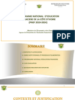 Programme National d'Education financière de la Côte d'Ivoire