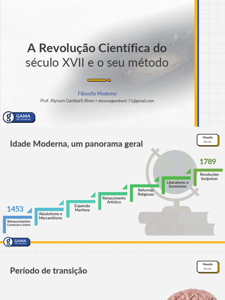 Revolução Científica e Filosofia Moderna | PDF | Science | Método ...