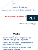 AULA 01 - Introdução À Engenharia de Software