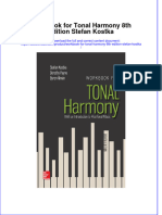 Workbook For Tonal Harmony 8Th Edition Stefan Kostka Ebook Full Chapter