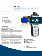 Ficha Tecnica Medidor, Detector de Gas Amoniaco NH3 (Ar8500)