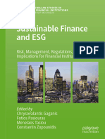 Sustainable Finance and ESG: Risk, Management, Regulations, and Implications For Financial Institutions