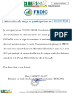 Attestation FIIDIC 2023 ESSOMBA