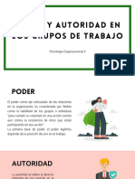 Poder y Autoridad en Los Grupos de Trabajo