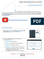 RMS - Inventory - Inventory Adjustments