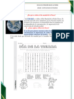 Ficha de Trabajo Cyt Dia de La Tierra