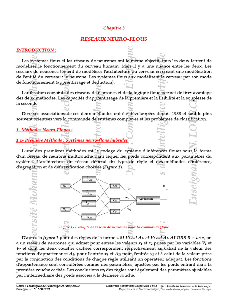 Réseaux Neuro-Flous en IA | PDF | Réseau de neurones artificiels ...