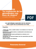 MÓDULO VII “La evaluación de los aprendizajes con fines de mejora”