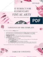 Art Subject For Elementary - 2nd Grade - Visual Arts XL Pink Variant by Slidesgo