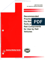 AWS D15.2-2003 Rail Welding Specification