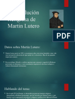 La Revolución Religiosa de Martin Lutero