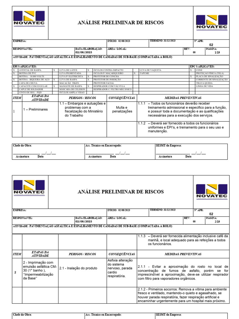 A P R 09 Pavimentacao Asfaltica e Espalhamento de Camadas de Sub Base ...