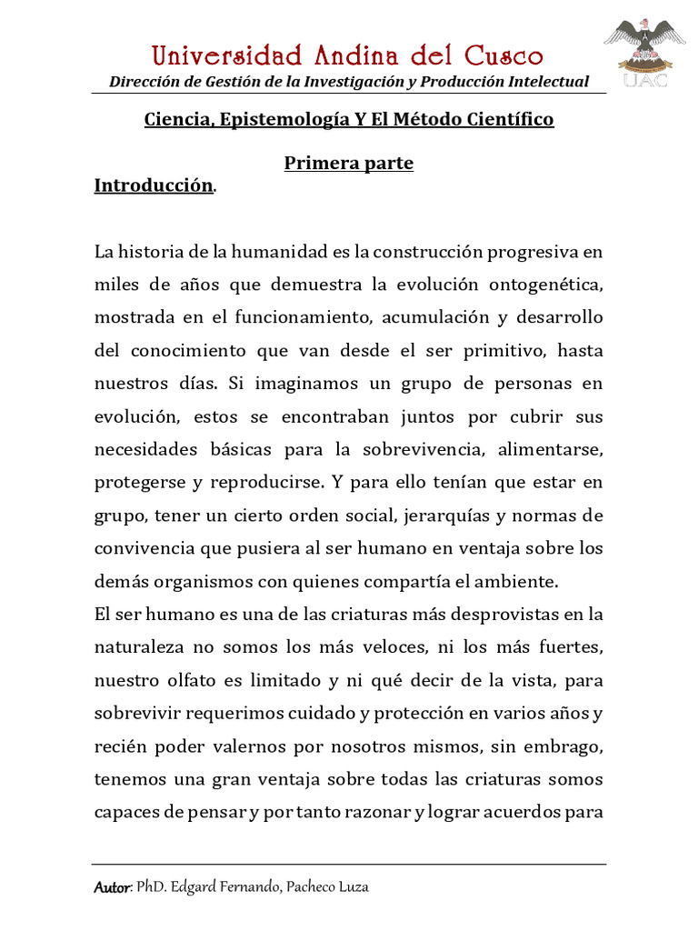 3 Texto 01 - La Ciencia y El Conocimiento | PDF | Conocimiento | Paradigma
