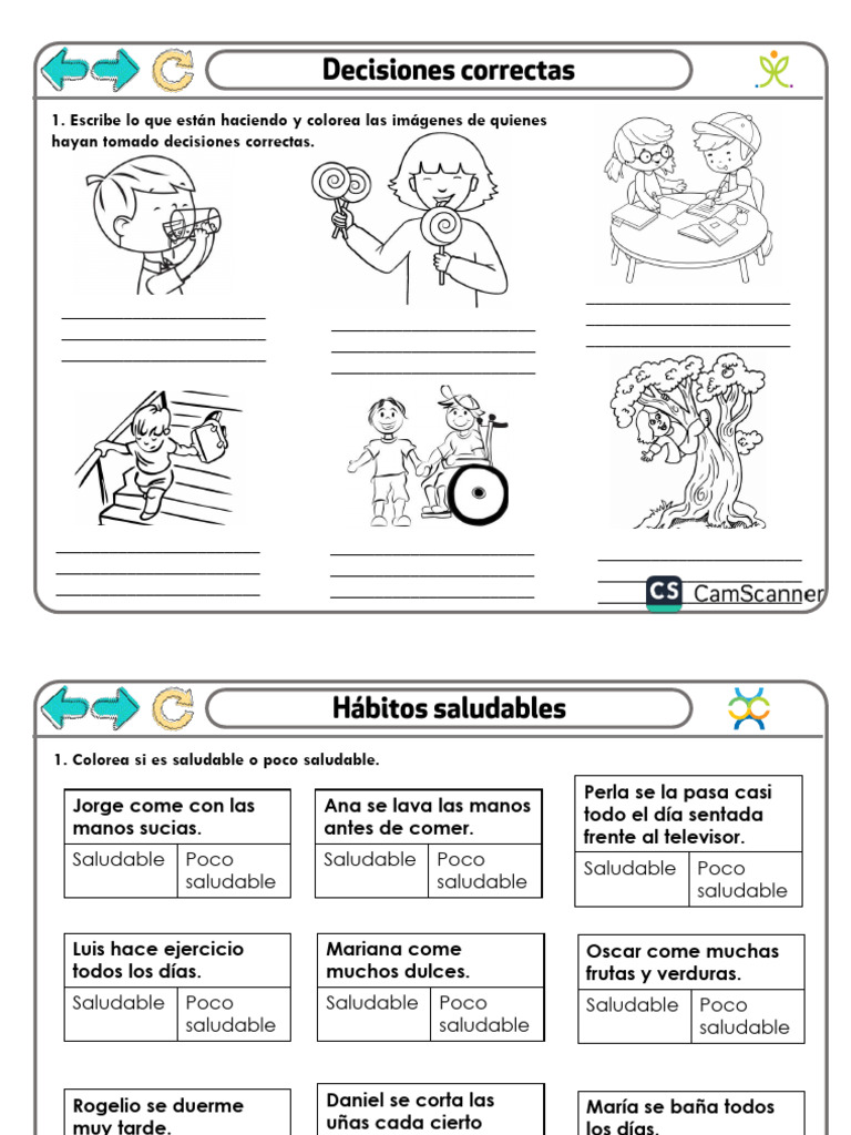 Actividades de Salud y Emociones para Niños | PDF