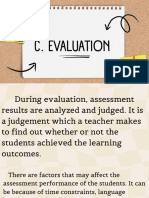 Evaluating in Multigrade Classes