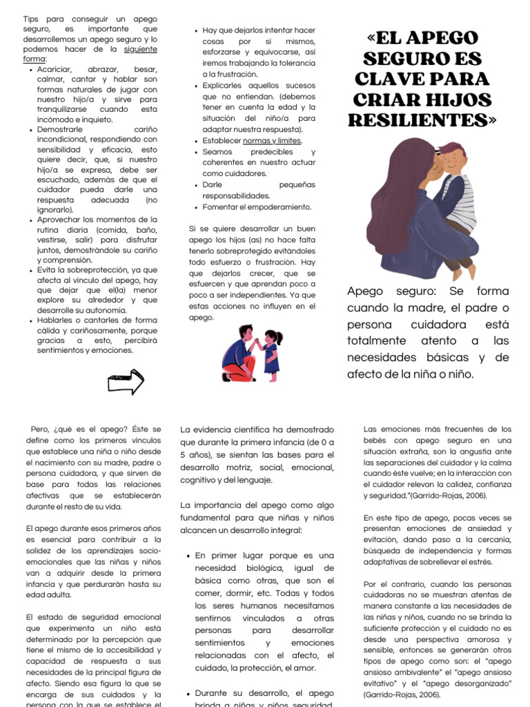 Claves para una Crianza Positiva | PDF | Teoría de apego | Las emociones