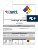 MSDS CLORO