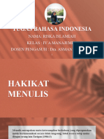 Menulis Bahasa Indonesia