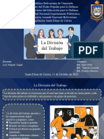 La División Del Trabajo (Diapositivas