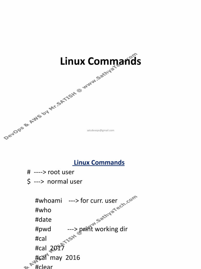 Linux Commands | PDF