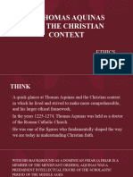 Ethics 11 St. Thomas Aquinas and The Christian Context