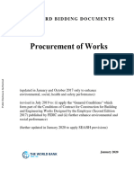 Standard Bidding Documents Procurement of Works