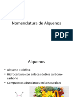 Nomenclatura de Alquenos