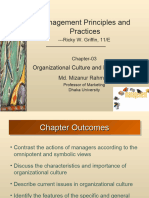 Ch-3 Organizational Culture and Environment