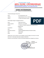 Surat Keterangan Dani Akbar Kusuma