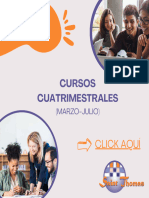 Cursos Cuatrimestrales - Solicitud de Inscripción