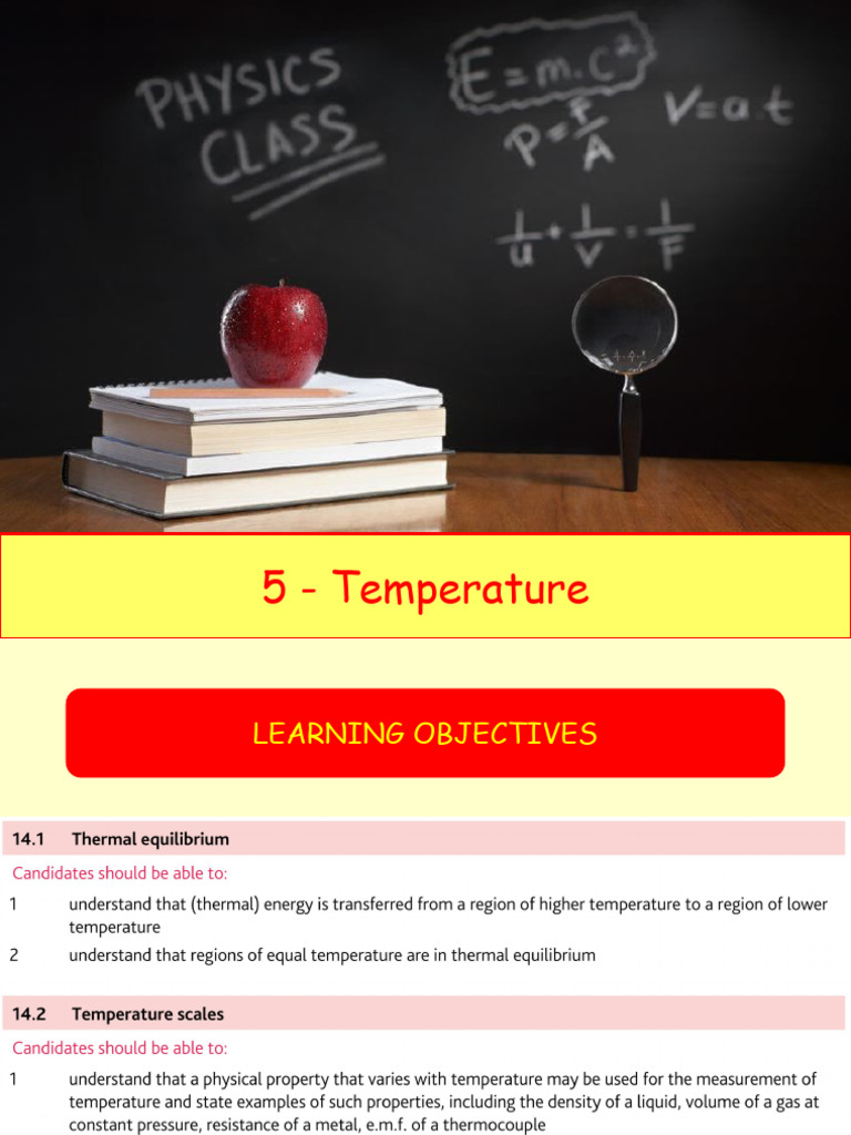 Temperature Pdf Temperature Thermodynamic Equilibrium