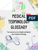 Medical Terminology Glossary