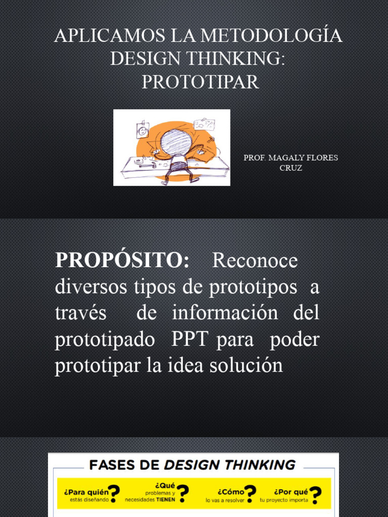 Prototipado en Design Thinking | PDF | El pensamiento de diseño