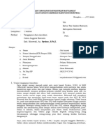 Formulir Tanggapan Dan Masukan Masyarakat