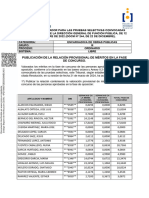 Meritos Provisionales Encargado O.p.-Ordinario