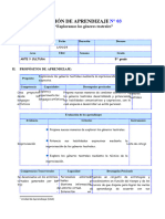 5to Sesión de Aprendizaje N 3