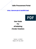 CPPP Tender Creation User Guide-Ver-v1.09.04